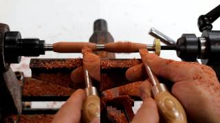 Woodturning for Beginners How to Turn a Pen  Glass Impressions [upl. by Biddy180]