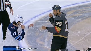 Adam Lowry vs Ryan Reaves Nov 2 2019 [upl. by Enoch]