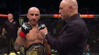 UFC 273 Alexander Volkanovski Octagon Interview [upl. by Earesed]