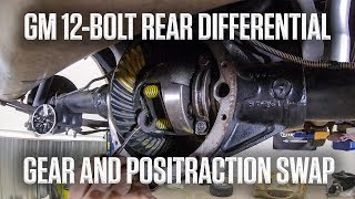 GM 12Bolt rear diff UPGRADE Positraction and gear swap  Hagerty DIY [upl. by Yennaiv867]