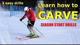 Learn how to CARVE  3 EASY DRILLS [upl. by Anilra668]