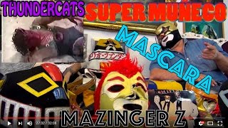 LUCHA LIBRE SUPER MUÑECO MASCARA ANTIGUA BUCIO THUNDERCATS LEONO LUCHADOR MAZINGER Z CAMPEONATO [upl. by Aldercy]