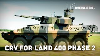 Rheinmetall Boxer CRV for LAND 400 Phase 2 [upl. by Aloivaf]