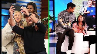 Moments When Celebrities Surprise Fans and Guests On The Ellen Show  Part 1 [upl. by Atived]