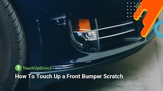 How to Touch Up a Car Front Bumper [upl. by Moon]