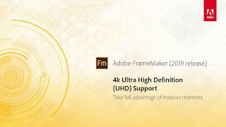 Support for highresolution displays – Adobe FrameMaker 2019 release [upl. by Yenalem990]