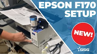 Setting Up Your New Epson F170 Dye Sublimation Printer [upl. by Binky]