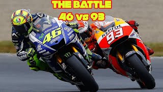 Valentino Rossi VS Marc Marquez Epic Battles [upl. by Varhol235]