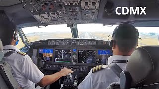 Increíble vista llegando a la Ciudad de México en un Boeing 737 MAX [upl. by Silverts945]