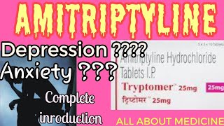 Amitriptyline 10mg  amitriptiline hydrochloride tablets ip  typtomer 10 mg in hindi [upl. by Manson]