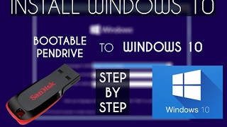 How to install windows 10 by making bootable pendrive Step By Step [upl. by Boggers787]