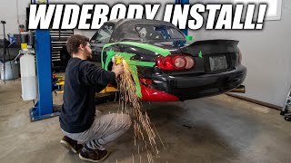 Installing the Krotov Widebody Kit on the Miata [upl. by Lishe506]