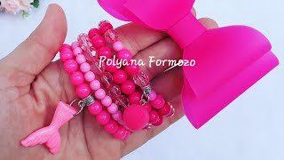 kit de Pulseiras Infantil  Poly Formozo [upl. by Meece164]