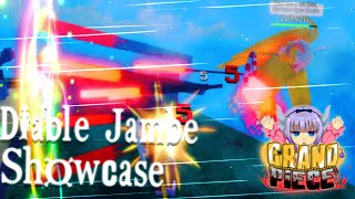 Diable Jambe FULL Showcase Location amp How to Get PVP  Grand Piece Online [upl. by Elodea797]