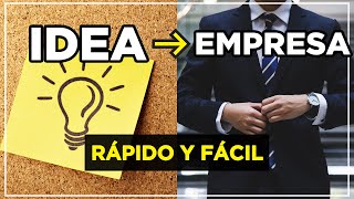 5 Pasos para Pasar de Idea de Negocio a Empresa Exitosa [upl. by Ayortal]