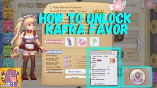 How to Unlock Kafra Favor  RAGNAROK X NEXT GENERATION [upl. by Erreip243]