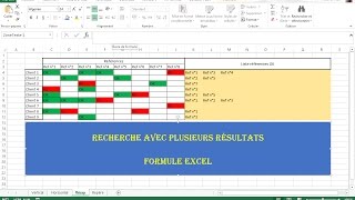 Recherche donnant plusieurs résultats  Formule Excel [upl. by Elwin156]