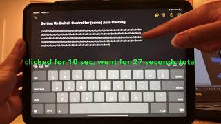 iPhone Auto Clicker using Accessibility Switch Control  5 min setup [upl. by Amoakuh]