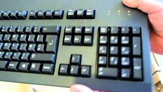 Cherry corp Black Mechanical Keyboard G80 3000 with MX blue switches review [upl. by Thrasher]