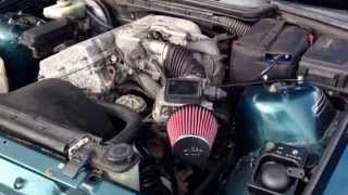 BMW E36 318is KampN 57i air induction kit [upl. by Seugirdor]