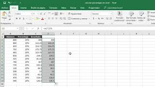 Cómo calcular porcentajes en Excel [upl. by Elreath]