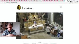 Daily Latin Mass FSSP LIVE  Breviary amp Missal [upl. by Najtsirk]