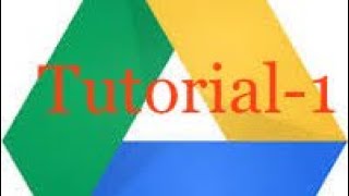 How to access Google Drive  Tutorial 1 [upl. by Jammal]