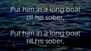 Drunken Sailor  Irish Rovers  Lyrics [upl. by Lamag]