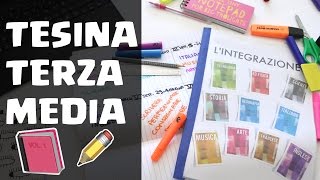 TESINA TERZA MEDIA COLLEGAMENTI ARGOMENTI 📕 [upl. by Lotsirk437]