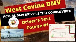 West Covina DMV Drivers Test Route 1  ACTUAL TEST ROUTE Behind The Wheel License Tip Video 2021 [upl. by Garlanda892]