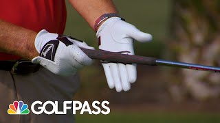 How to Properly Grip Your Golf Club  GOLFPASS  Golf Channel [upl. by Uyerta211]