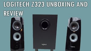 Logitech Z323 Speakers UNBOXING AND REVIEW [upl. by Anade]