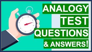 ANALOGY TEST Questions Tips Tricks and ANSWERS How To PASS Word Analogy Tests [upl. by Jewelle]