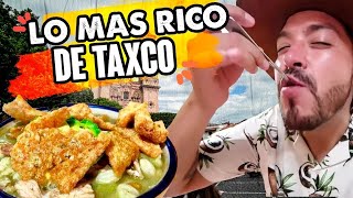 Comimos Taquitos Roy el especial Mole Rosa y un Insecto llamado Jumil en Taxco Guerrero [upl. by Odama]