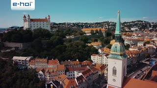 Bratislava  die slowakische Hauptstadt an der Donau [upl. by Johnston]