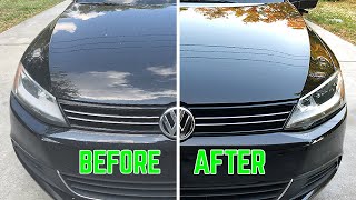 Complete Car Detail and Ceramic Coating Volkswagen  How To [upl. by Fem]