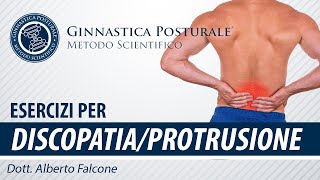 Esercizi per PROTUSIONE e DISCOPATIA  Ginnastica Posturale® [upl. by Rafael]