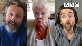 Judi Dench puts David Tennant and Michael Sheen in their place  Staged  BBC [upl. by Lamhaj]