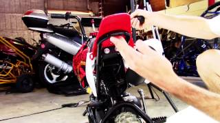 Coolster 70cc MiniPro Pit Dirt Bike  QG210 [upl. by Llenahc]