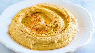 Easy Hummus Recipe  Better than storebought [upl. by Helm868]