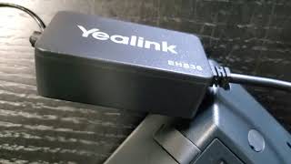 Yealink headset howto with EHS Adapter [upl. by Nanice]