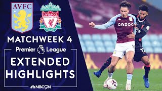 Aston Villa v Liverpool  PREMIER LEAGUE HIGHLIGHTS  1042020  NBC Sports [upl. by Inahs]