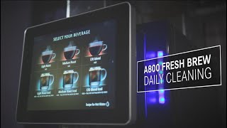 Franke A800 Fresh Brew Daily Cleaning Video [upl. by Vories677]