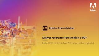 Embed reference PDFs within a PDF in Adobe FrameMaker [upl. by Ardnola]