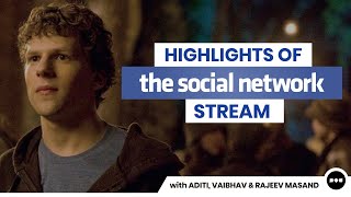 Discussing The Social Network Ft Rajeev Masand  Stream Highlights [upl. by Ainafets344]