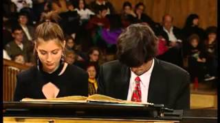 Schubert Marche Militaire piano duet Salim amp Sivan [upl. by Myer875]