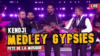 Kendji Girac Claudio Capéo amp Joseph Gautier  Medley gypsies  Fête de la musique 2021 [upl. by Lakym938]