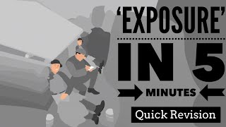 Exposure by Wilfred Owen in 5 Minutes Quick Revision [upl. by Marks758]