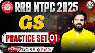 RRB NTPC GS Classes 2025  RRB NTPC GS Practice Set 01  GS for RRB NTPC  GS By Naveen Sir [upl. by Izogn]