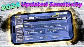 NEW 2024 UPDATED SENSITIVITY amp HUD SETTINGS  COD MOBILE [upl. by Alan]